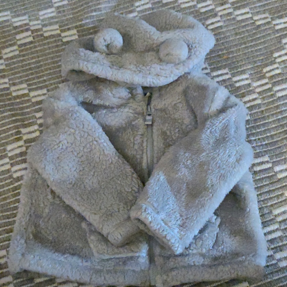 Cat and Jack grey bear jacket